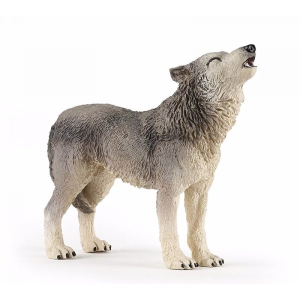 Huilende wolf speeldiertje 9 cm