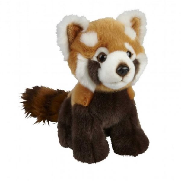 Pluche rode panda knuffel 18 cm knuffeldieren