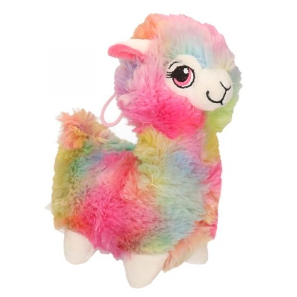 Gekleurde lama knuffels 20 cm knuffeldieren