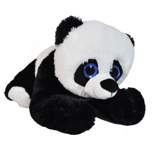 Zwart/witte panda beer knuffel 34 cm knuffeldieren