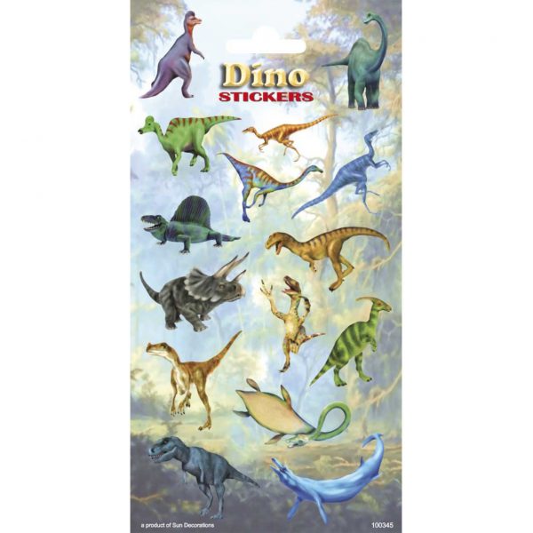 Poezie album stickers dinosaurus