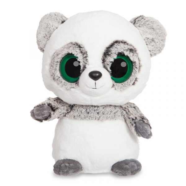 Pluche grijze panda knuffeldier 20 cm