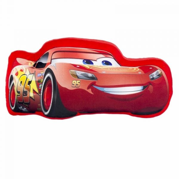 Cars Lightning McQueen kinderkamer kussentje 46 x 21 cm