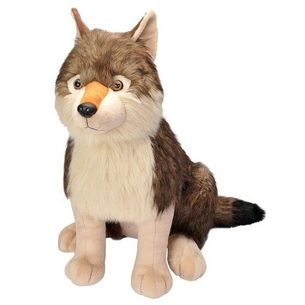 Pluche wolf grote dierenknuffel 70 cm