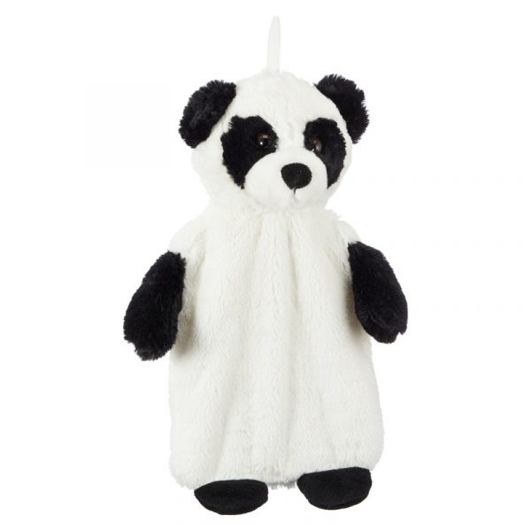 Pluche warmwater kruik pandabeer