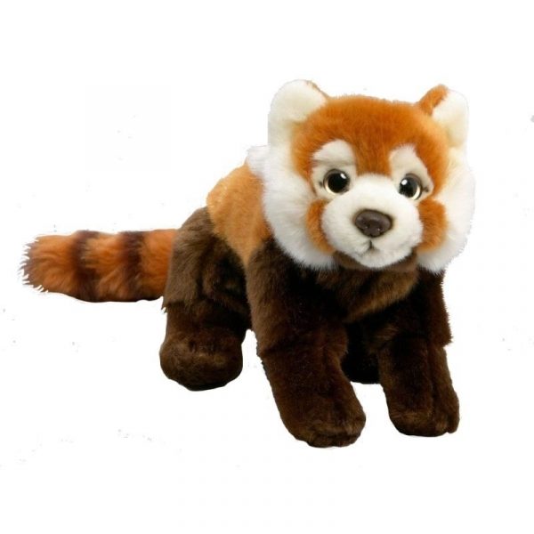 Pluche rode panda knuffels 37 cm