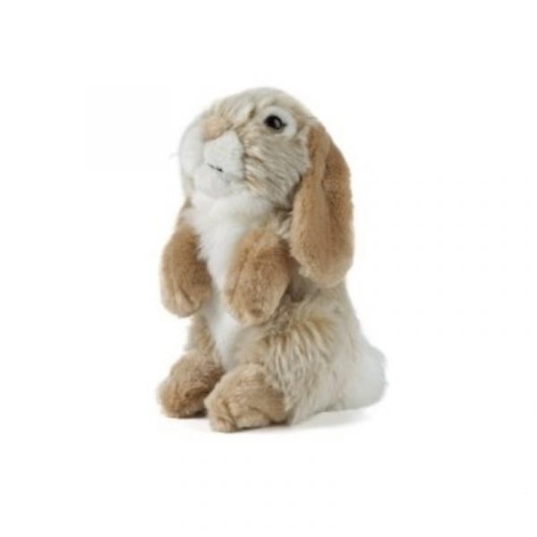 Pluche bruine konijn knuffel 19 cm knuffeldieren