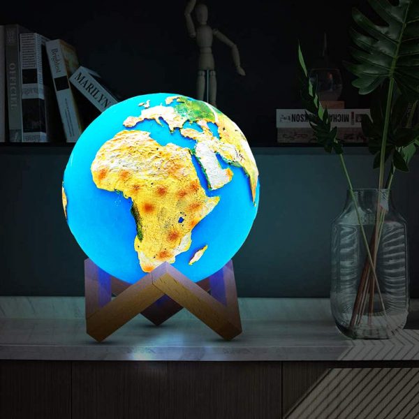 Wereldbol Lamp - LED Touch Lamp