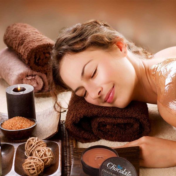 Chocolade Massage Set