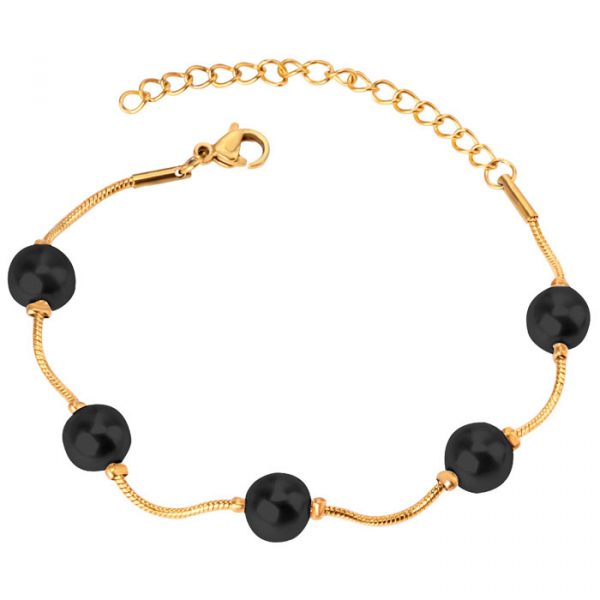 Cilla Jewels Dames Armband met Synthetische Parels Goud