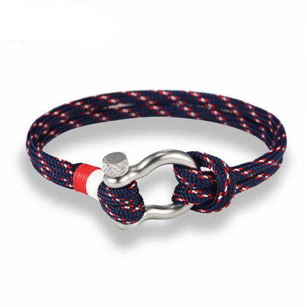 LGT Jewels Marine armband Navy Blue Red