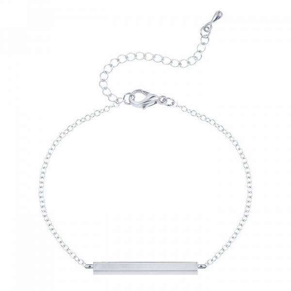 LGT JWLS Dames Armband Silver Bar Zilver