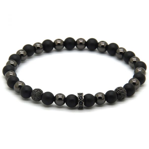 Memphis kralen armband Lucky Ball Black