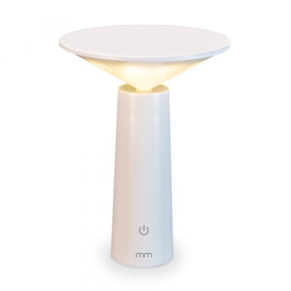 Tafellamp Design - Draadloze Lamp met Touch - Wit