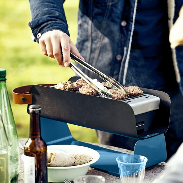 UNA Draagbare BBQ Grill-Blauw