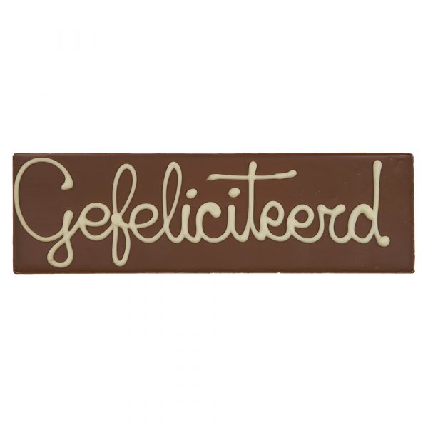 Chocoladereep Gefeliciteerd