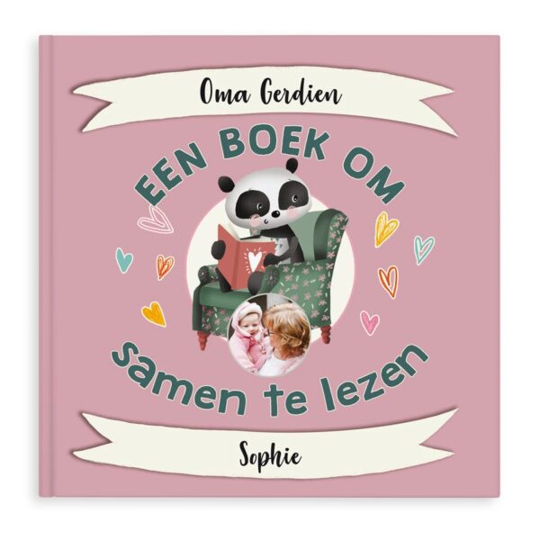 Boek met naam en foto - Om te lezen met oma