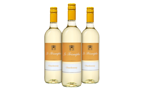 Le Triomphe Chardonnay Probeerpakket (3 flessen)