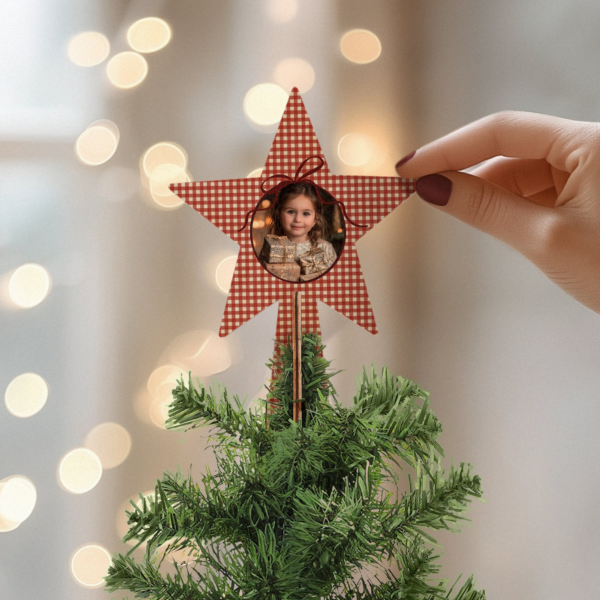 Kerstboom piek ster personaliseren