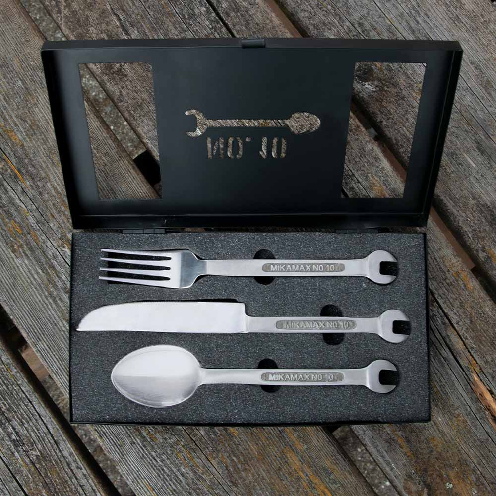 Gereedschap Bestek - No10 Wrenchware Cutlery Gift Set 1 Gereedschap Bestek - No10 Wrenchware Cutlery Gift Set