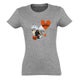 T-shirt voor vrouwen bedrukken - Grijs - S