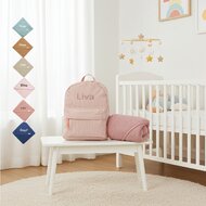 Prêt Rugtas Run Around Rib Pink babycadeauset 1 Prêt Rugtas Run Around Rib Pink babycadeauset