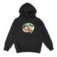 Hoodie voor kinderen bedrukken - Zwart - 12 jaar
