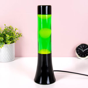 Mini lavalamp groen en geel