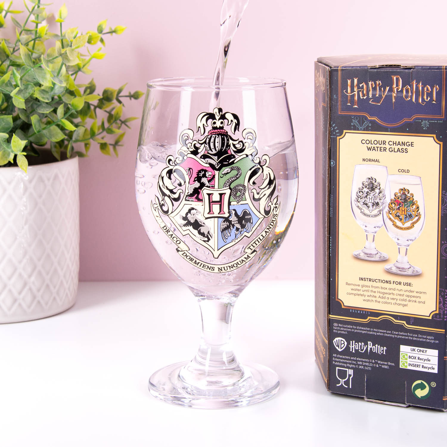 Harry Potter Hogwarts koudegevoelig glas 1 Harry Potter Hogwarts koudegevoelig glas