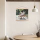 Gepersonaliseerde poster met houten posterhanger 30x30