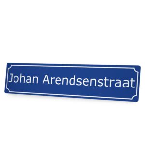 Aluminium straatnaambord bedrukken - 65 x 15 cm