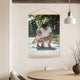Gepersonaliseerde poster met houten posterhanger 50x70