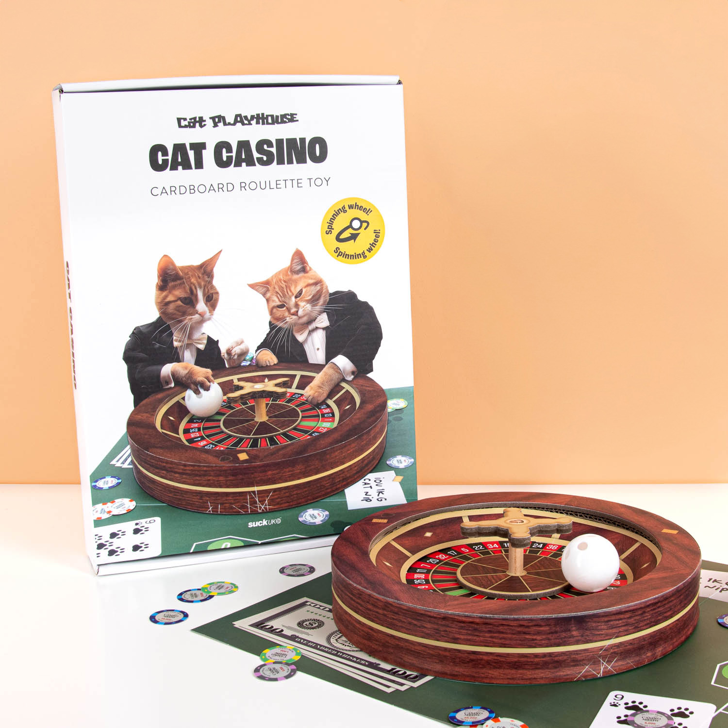 Roulette krabtafel voor katten 1 Roulette krabtafel voor katten