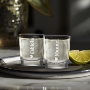 Shotglas graveren (2 stuks)