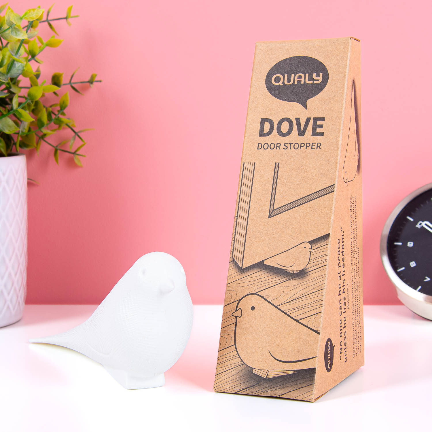 Duif Deurstopper - Wit 1 Duif Deurstopper - Wit