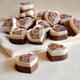 Chocolade bonbons hart met foto - 12 stuks