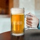 1l Bierpul met naam en/of tekst