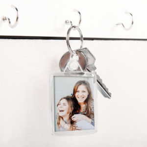 Sleutelhanger set met foto - 100 stuks (dubbelzijdig)