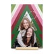 Gepersonaliseerde houten kerstkaart - Verticaal