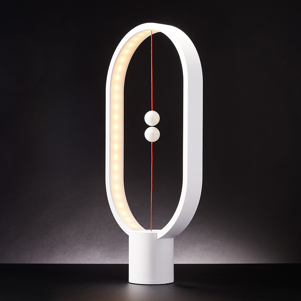 Heng Balance Lamp Oval - Magnetische lamp - Wit - Groot - 32.4 x 27.9 x 9.7 cm 1 Heng Balance Lamp Oval - Magnetische lamp - Wit - Groot - 32.4 x 27.9 x 9.7 cm