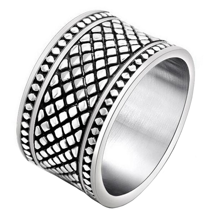 Brede edelstaal heren ring Celtic-19mm 1 Brede edelstaal heren ring Celtic-19mm