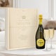 Champagnepakket met glazen - Riondo Prosecco Spumante - Gegraveerde deksel