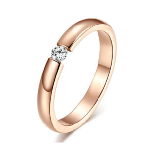 Cilla Jewels edelstaal ring Crystal Rose-16mm