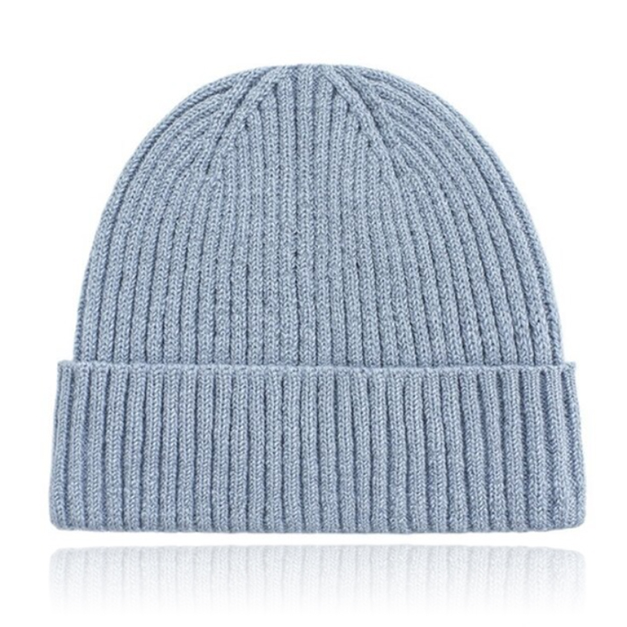 Classic Beanie Muts Dames - Blue 1 Classic Beanie Muts Dames - Blue