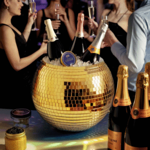 Disco Ball Ice Bucket - Goud - Goude Disco Ball IJsemmer