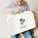 Kinderkoffer bedrukken - Wit - Groot