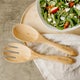 Bamboe salade bestek met naam
