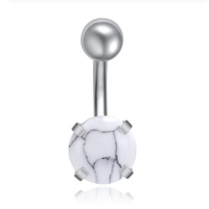 Edelstaal Navelpiercing LGT JWLS - Howliet & Zilver