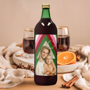 Glühwein met bedrukt etiket - Engelsglut