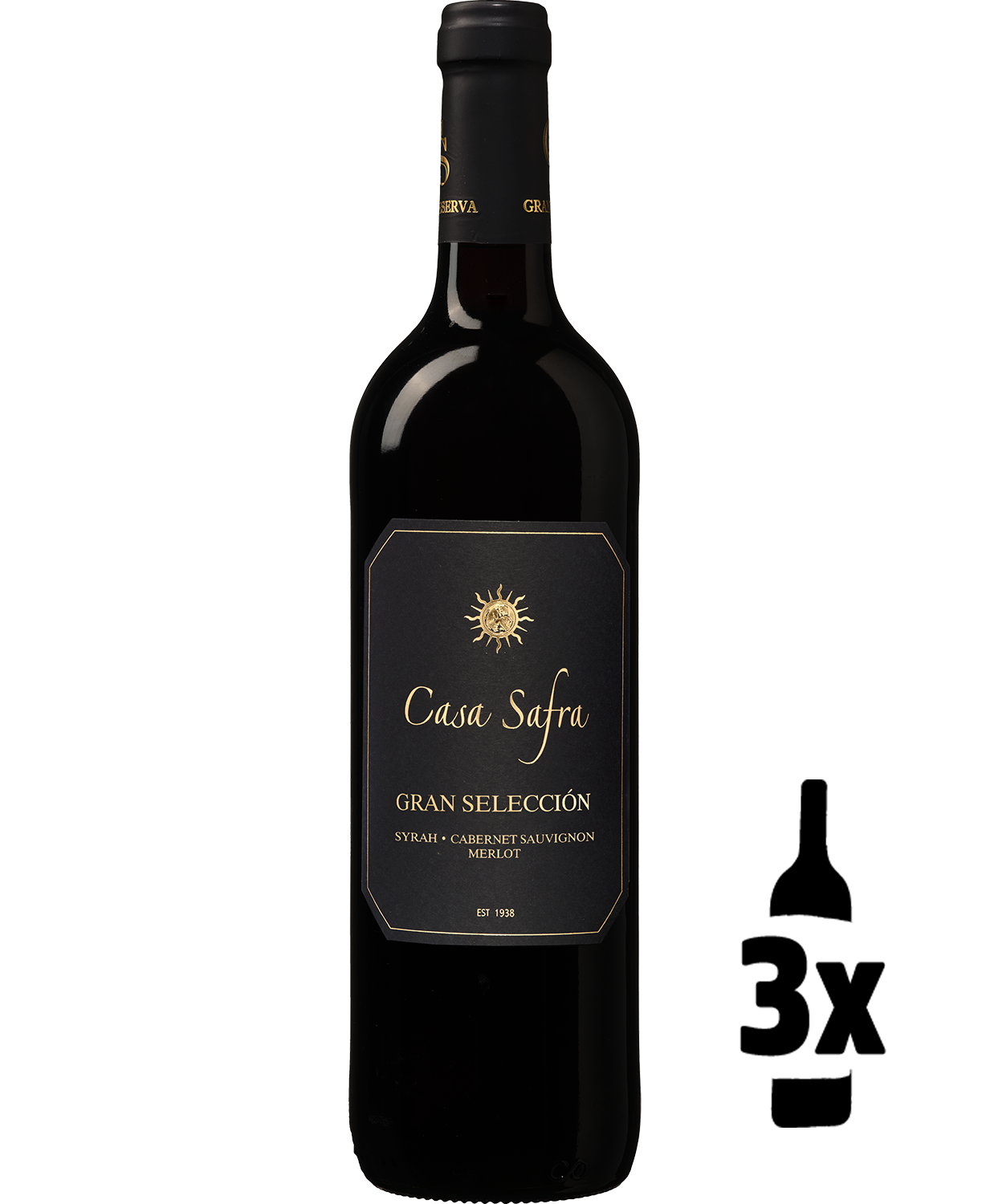 3 flessen Casa Safra Gran Seleccion Probeerpakket 1 3 flessen Casa Safra Gran Seleccion Probeerpakket